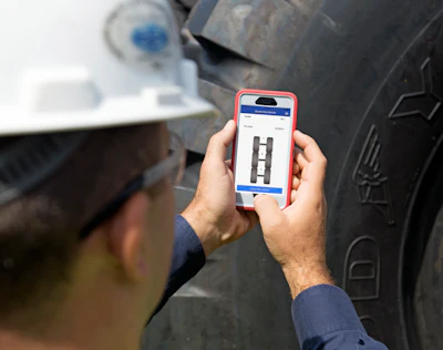 The EMTrack OTR tire performance monitoring system allows the user to review customizable reports in real time regardless of their geographic location.