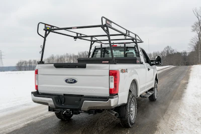 Weather Guard Steel Truck Rack Truck Rear Right Close
