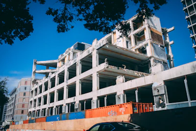 Abandoned Building Architecture Blue Sky 783966