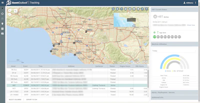 Customers often use mapping features to see an overview of their connected assets. They may then drill down for more detail by location, class or other defining characteristics.