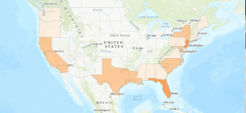 The interactive map allows you to learn more about the impact of chronic inundation on properties, people, home values and the tax base in specific states, communities or ZIP codes.