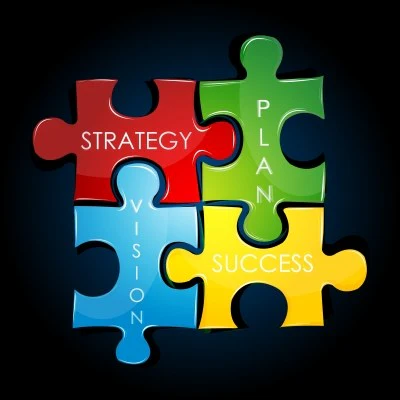 Business Strategy Puzzle Freedigitalimages