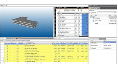 By linking WinEst with Revit models, a project team can calculate 4D and 5D quantities and bring those directly into the scheduling component of the preconstruction process very early.