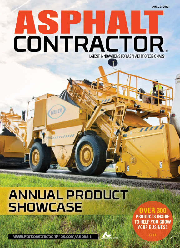 Asphalt Contractor August 2018: Showcase & Buyer's Guide