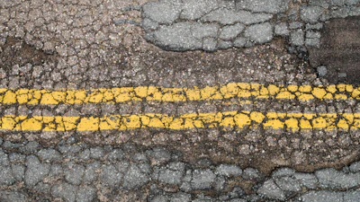 Crumbling Asphalt