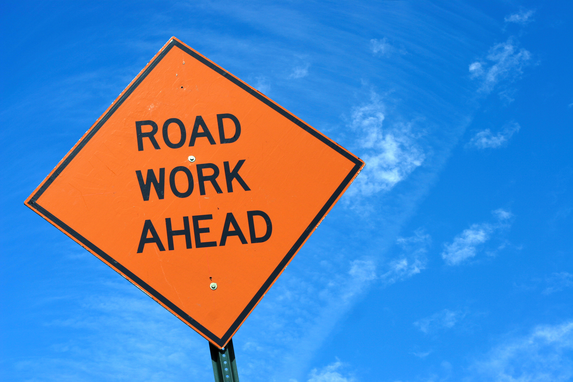 Road Work Ahead