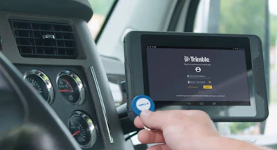 With Tap & Go technology, drivers can log in to an in-cab tablet with just a tap of a keychain, sticker or ID card to start their ELD workflow.