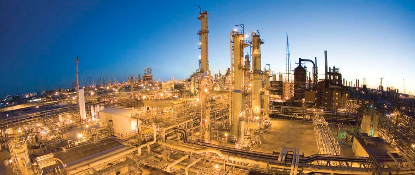 Valero's Port Arthur refinery on the Gulf Coast at the Texas/Louisiana border will be protected by the truncated storm-protection spine.