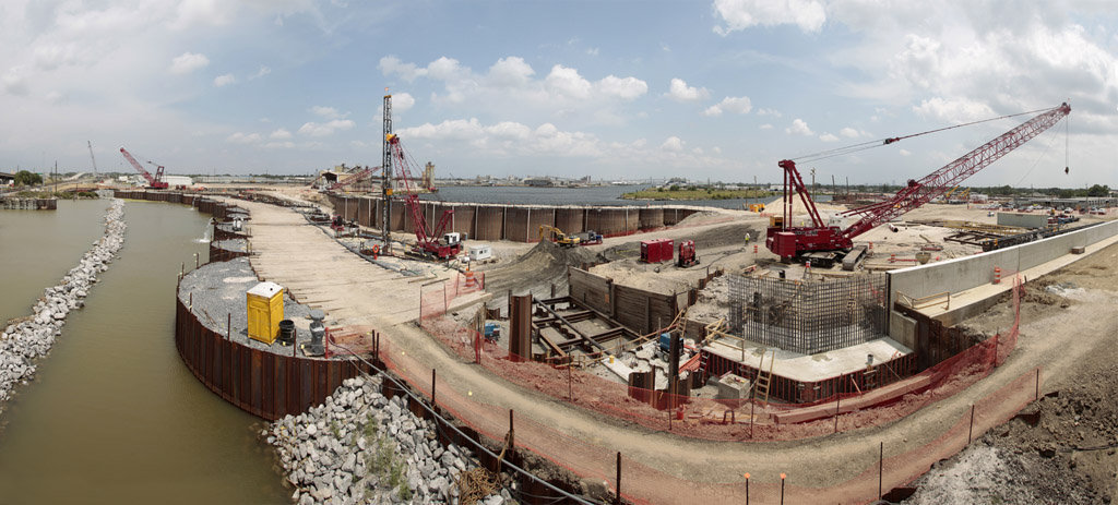 Corps Seabrook Floodgate Construction
