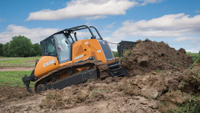 The Case SiteControl CoPilot system was developed for use with M-Series dozers and allows operators to set a desired slope/grade reference, and automatically holds that grade/slope without the need for lasers, masts or GPS.