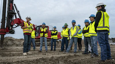 Students of Collin College's construction management program.