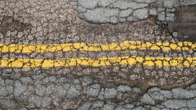 Crumbling Asphalt