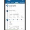 BCMI Corp.’s Material Now app provides contractors with all they need to know about their concrete orders and can be used as a virtual filing cabinet that houses past ticket data. Pictured here is an order timeline for a concrete finisher.
