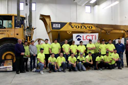 Volvo Career Tech School Receives Gold Rush Haul Truck