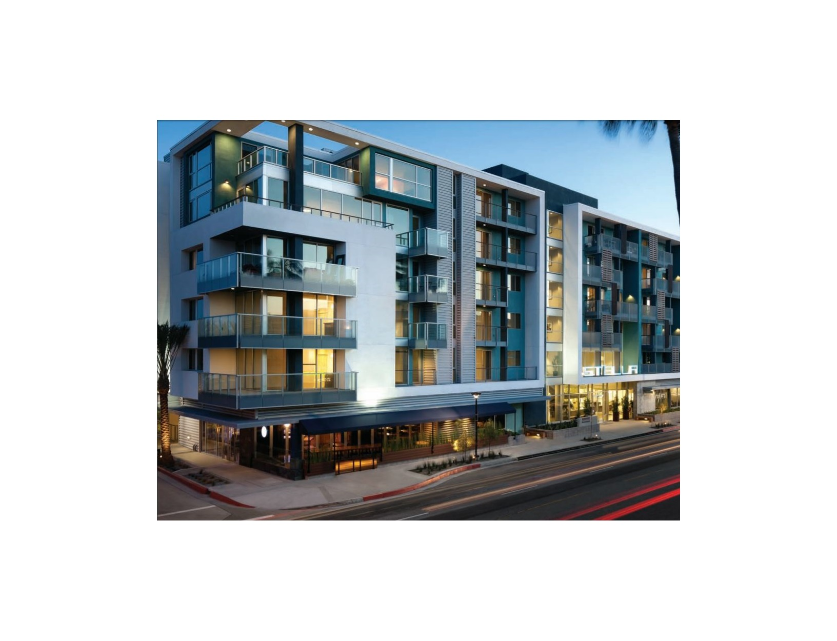 Wood-framed Stella, in Marina Del Rey, CA, is two buildings with 244 residential units completed in 2013 for about $65 million.