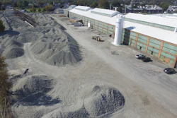 Aeriel view of AeroAggregates U.S. plant.