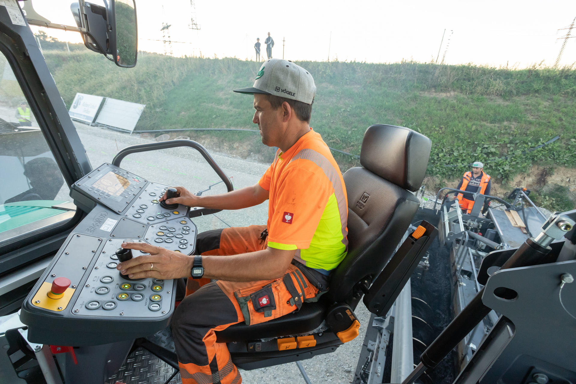 Wirtgen provides operators luxury heated seats and a glass windbreaker as standard in North America.