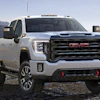 2020 GMC Sierra HD AT4 is a new off-road version marked by off-road suspension with Rancho Shocks, skid plates, Eaton locking rear differential and 18-in. wheels.