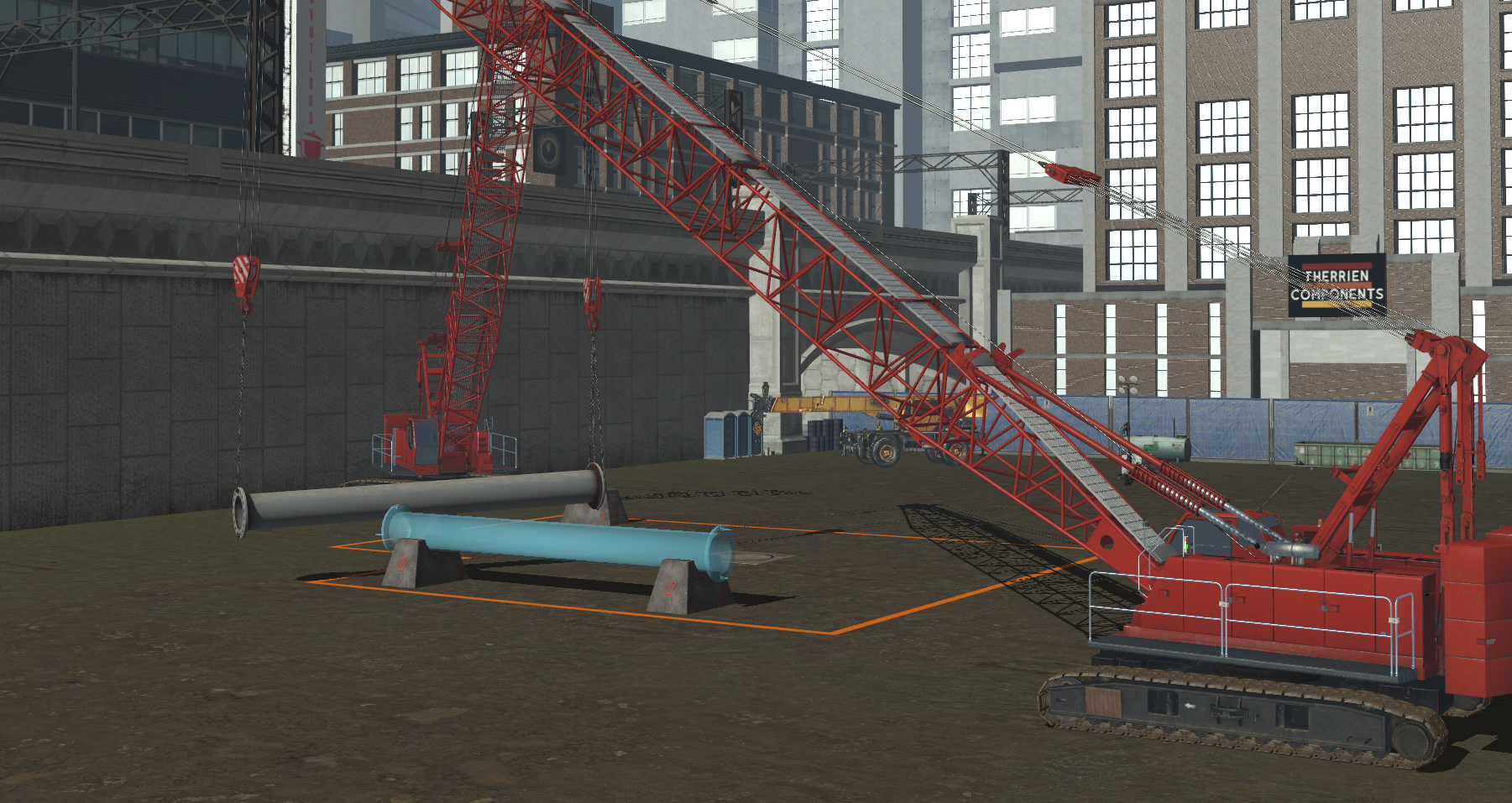Cm Labs Crawler Crane Tandem Lift