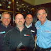 Pictured, second from the left, Mike Florentino, the President of NextGen Ready-Mix in New York, was honored with the Applicator of the Year Award for the company’s year-over-year growth and achievements using the LATICRETE SUPERCAP System.