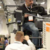 Wirtgen America offers 33 models of cold milling equipment, and they brought the rear-loading, half-meter W 50 Ri for NPE contractors to get a feel for. It can be used with a variety of milling drums and features the Level Pro Plus leveling system for precise milling.