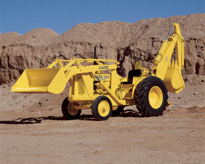Early Case 300 'integrated' backhoe loader.
