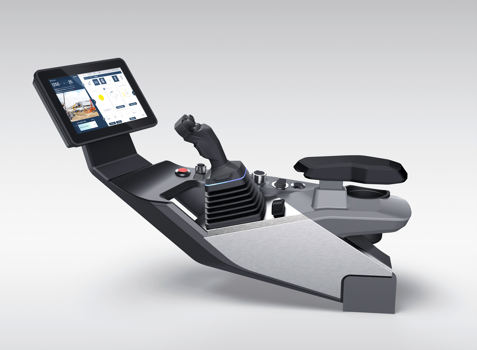 INTUSI, the new Interactive User Interface from Liebherr, connects Liebherr machines to the Internet of things (IoT).