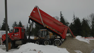 The material to be hauled often determines which system will be most effective. Heaped loads; construction debris or irregular material may be served best by an arm- or a flip-type system.