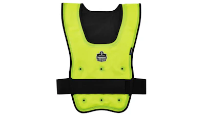 Ergodyne Chill-Its 6687 Dry Evaporative Cooling Vest, front