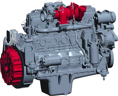 FPT's hybrid concept consists of an engine and an E-Flywheel and E-Turbocharger, which recover energy that can be reused to power a piece of equipment.