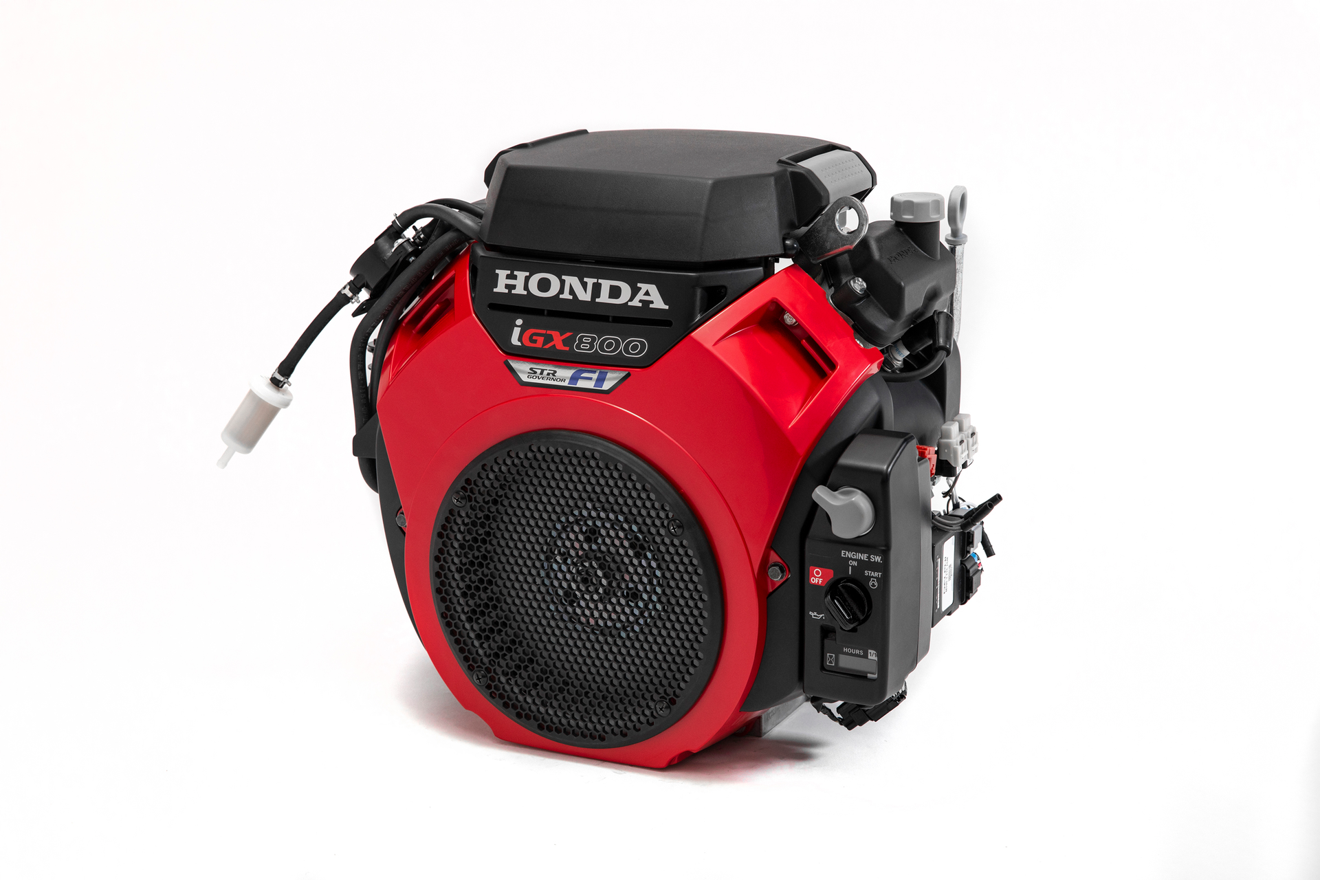 Honda V Twin I Gx800 Red Left View