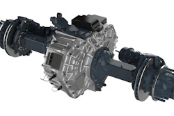 Allison AXE integrates one or two high-speed electric motors and a multi-speed transmission, eliminating need for additional driveshafts and support structures.