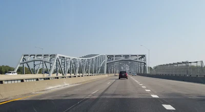 Double Bridge Metal Bridge Missouri River Bridge 1467344