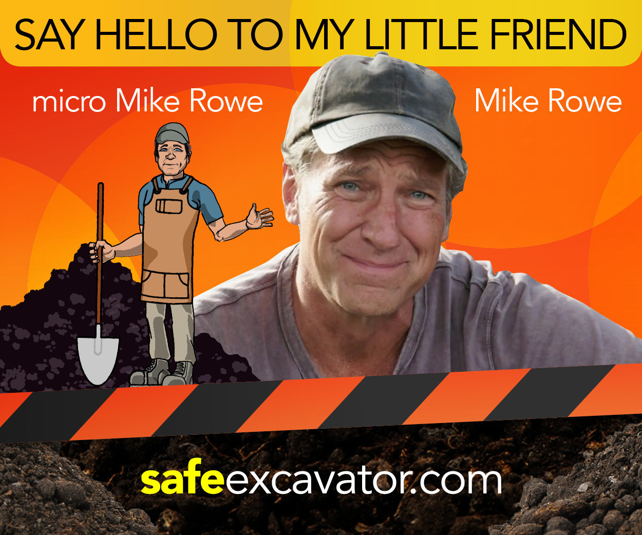 'Micro Mike Rowe' is helping to raise awareness of 811, and demonstrate the consequences of failing to contact 811 before digging.