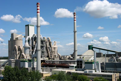 HeidelbergCement plant in Gorazdze, Poland