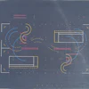 Layout of the training area started with marking the four corners of the 30,000-sq.-ft. area, creating the outlines of a rectangle. Bolts were screwed into the pavement at the four spots, and the four points were connected by a nylon baling cable, creating the outlines of a rectangle. This long sides of the rectangle served as reference points to help position markings within the test track.