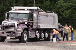 Silver Streak has built its business on hauling sand, gravel, rock and other building materials to jobsites, as well as hauling waste materials away. The business has continued to grow and the company currently runs a large fleet consisting of 45, dominantly Mack trucks and trailers, 12 side dumps and two Super Solos.