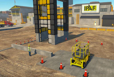 Screenshot of a PAL+ VR simulation
