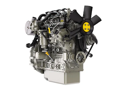 A compact machine puts the operator closer to the engine, making control of noise and vibration both more difficult and more important. Perkins addressed this by incorporating features including quitter gears using materials with intrinsic sound-deadening characteristics; and stiffening the structure of the engine block itself.
