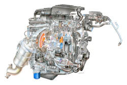 The 2.7-liter turbocharged gasoline engine with active fuel management pumps out 310 hp and 348 lb.-ft. of torque.