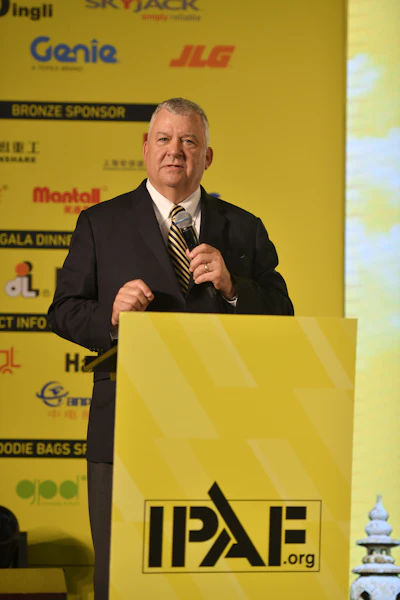Andy Studdert, interim CEO and managing director for the International Powered Access Federation