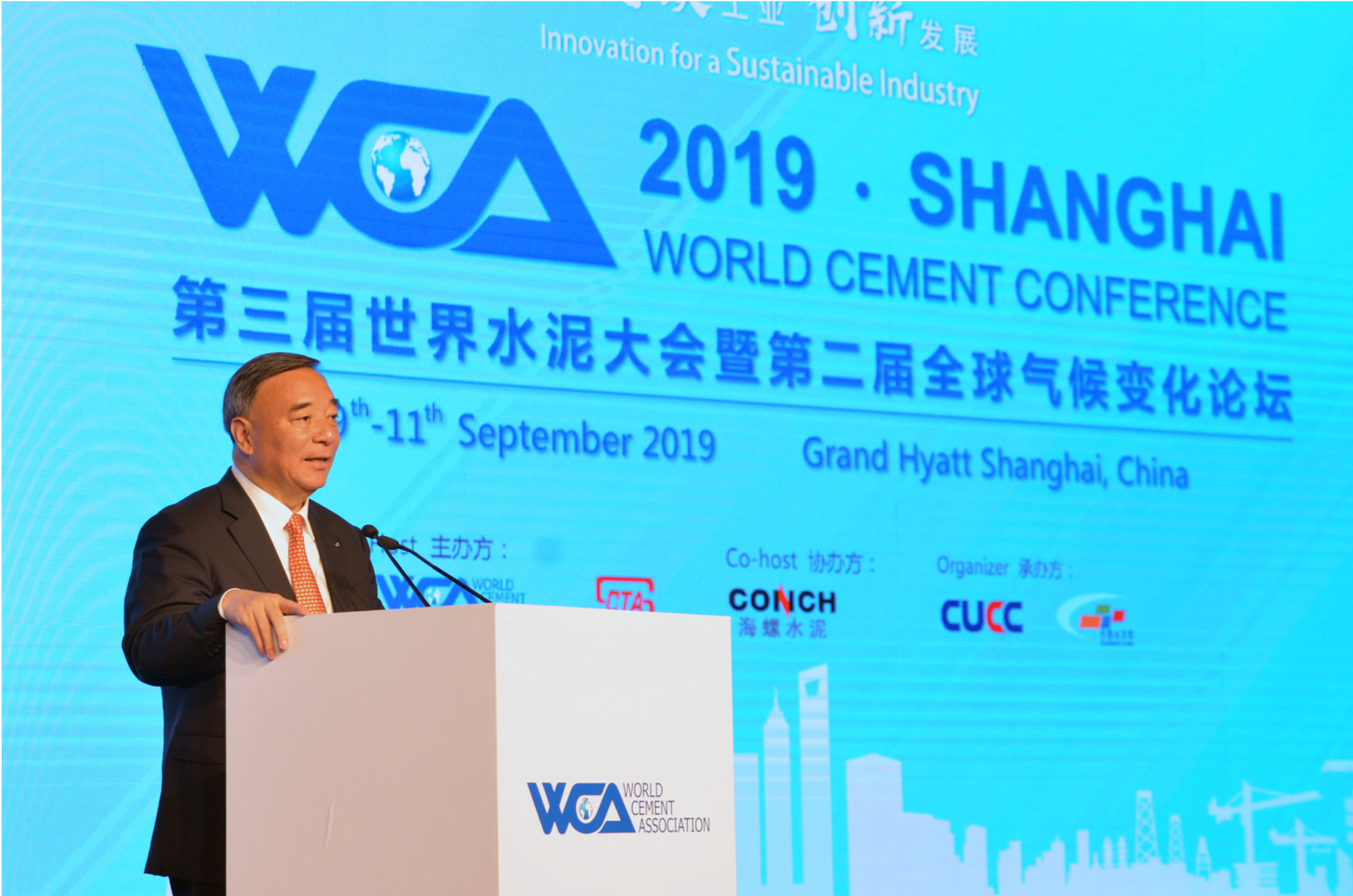 “WCA supports a sustainable cement industry and encourages technical development and other steps to achieve full decarbonization,' said Song Zhiping, President of the World Cement Association.