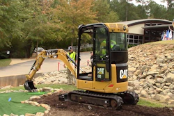 Operators competing in the North America Regional semi-final of the Caterpillar Global Operator Challenge.