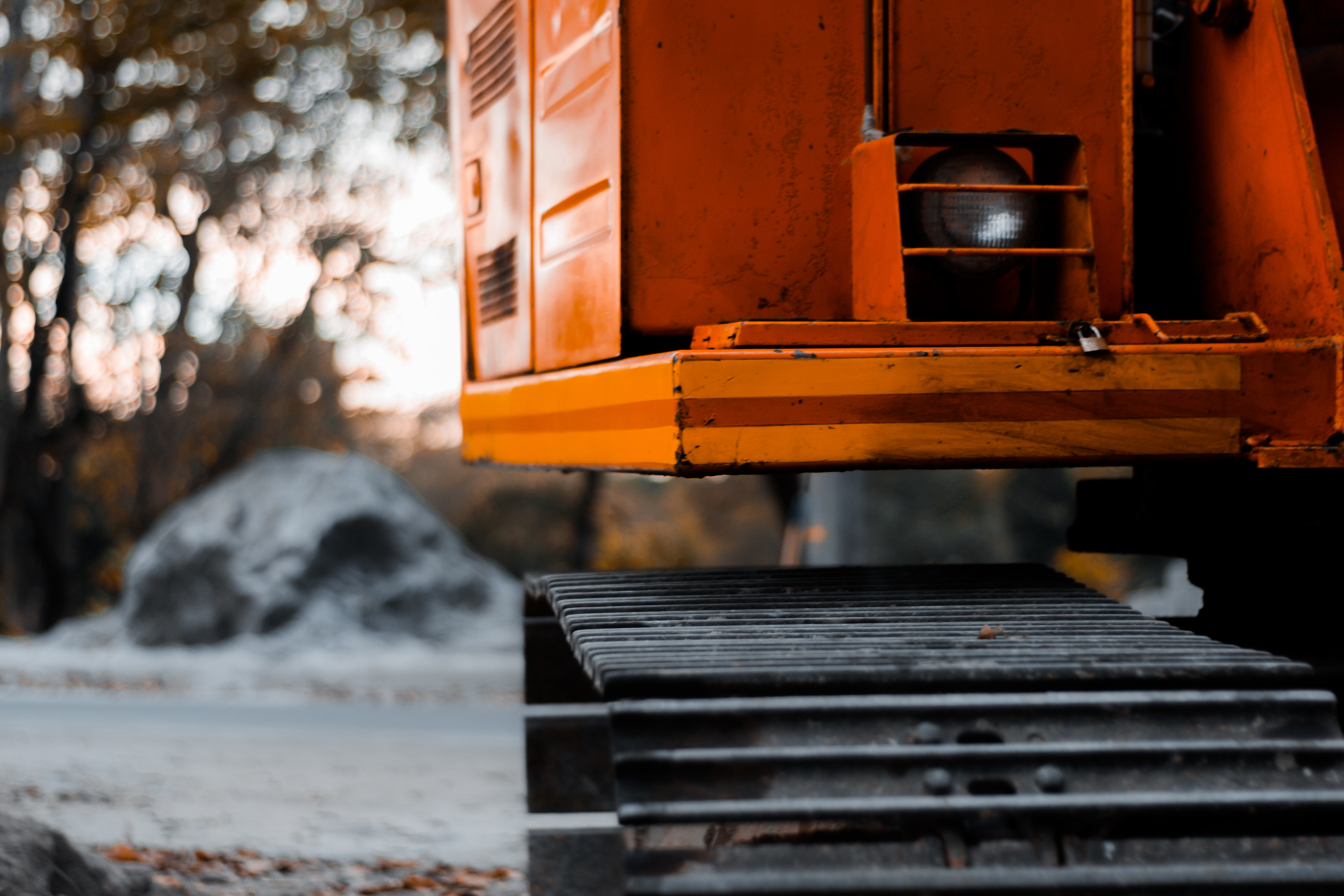 Blurred Background Close Up Construction Machinery 1139553