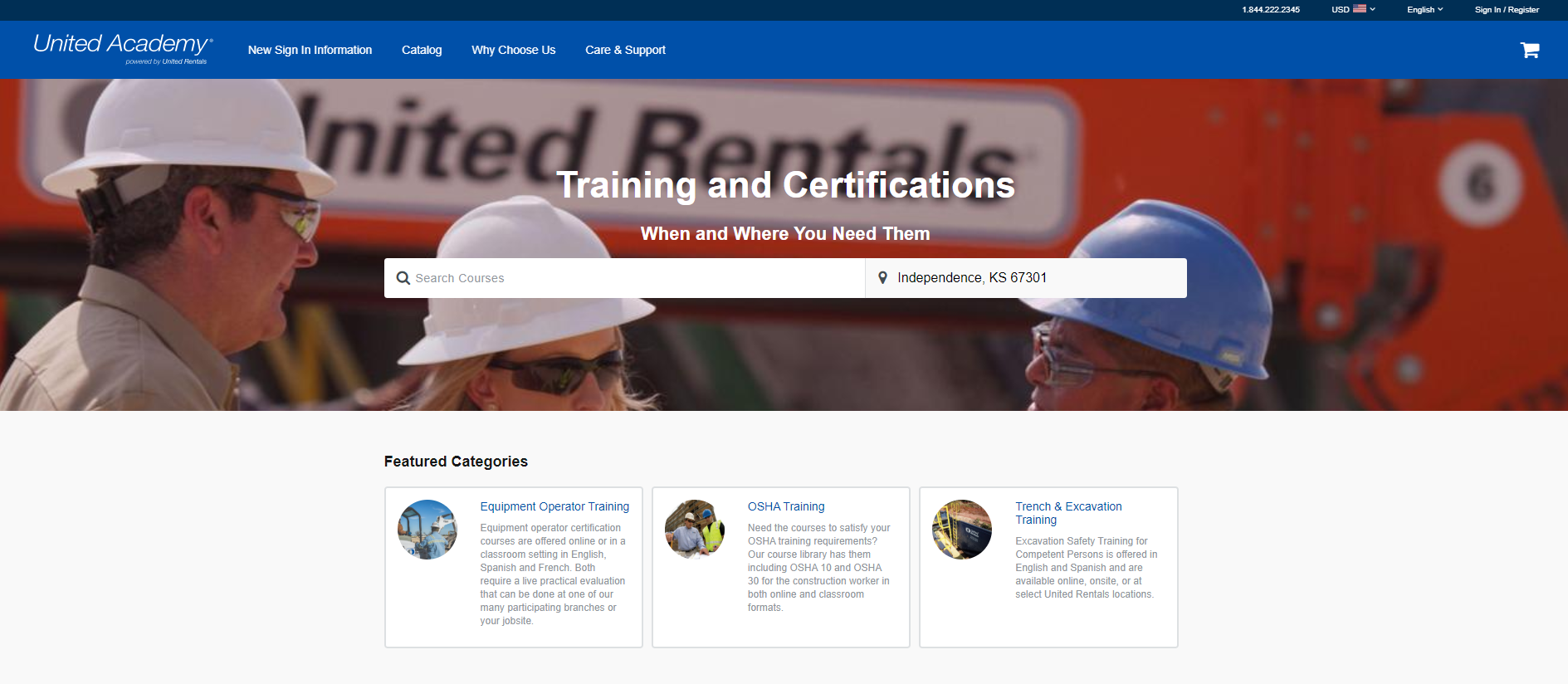 United Academy Site Homepage