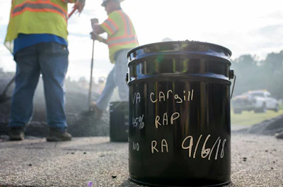 Rejuvenators improve the engineering properties of asphalt mixtures containing high content recycled materials. Adding a rejuvenating agent to a recycled asphalt pavement (RAP) mixture is the best way to increase pavement life while also improving sustainability.