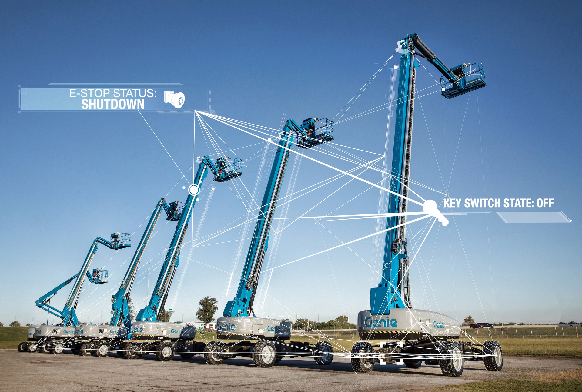 Genie Lift Connect Telematics Booms