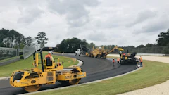 The 16-year-old pavement on the 2.38 mile Barber Motorsports Racetack was in desperate need of repair and the Granite Desert Cities crew stepped up to complete the work, but with no shortage of challenges ahead of them.