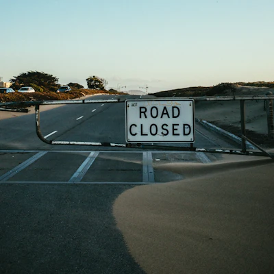 Road Closed Signage 3009957