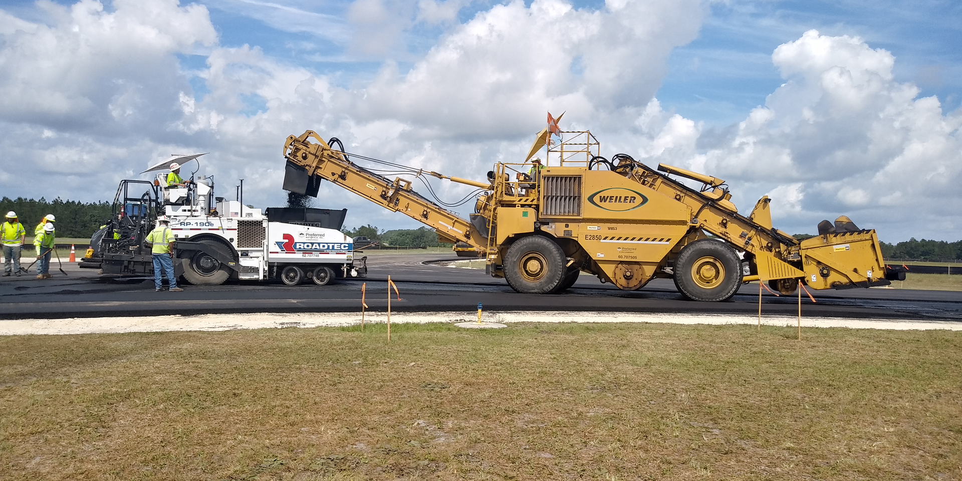 Preferred Materials Inc., A CRH Co., of Jacksonville, FL is the winner of the 2019 Ray Brown Airport Pavement Award for excellence in construction of an asphalt pavement for the company’s work at Jacksonville’s Herlong Recreational Airport (HEG).